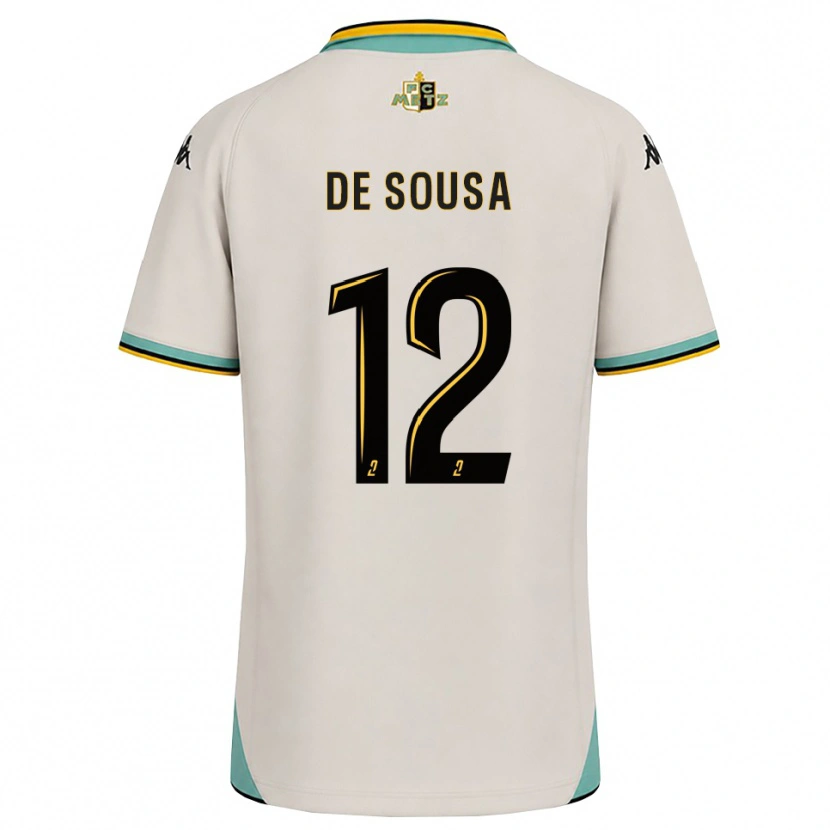 Danxen Criança Camisola Jackson De Sousa #12 Branco Floral Preto Alternativa 2026/27 Camisa Brasil