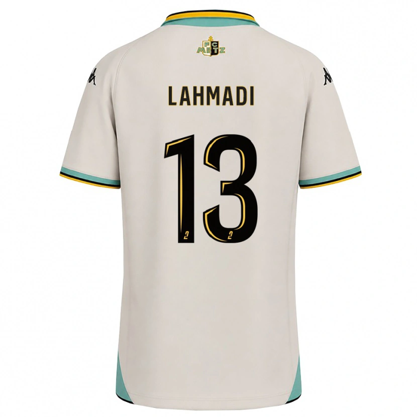 Danxen Criança Camisola Mehdi Lahmadi #13 Branco Floral Preto Alternativa 2026/27 Camisa Brasil