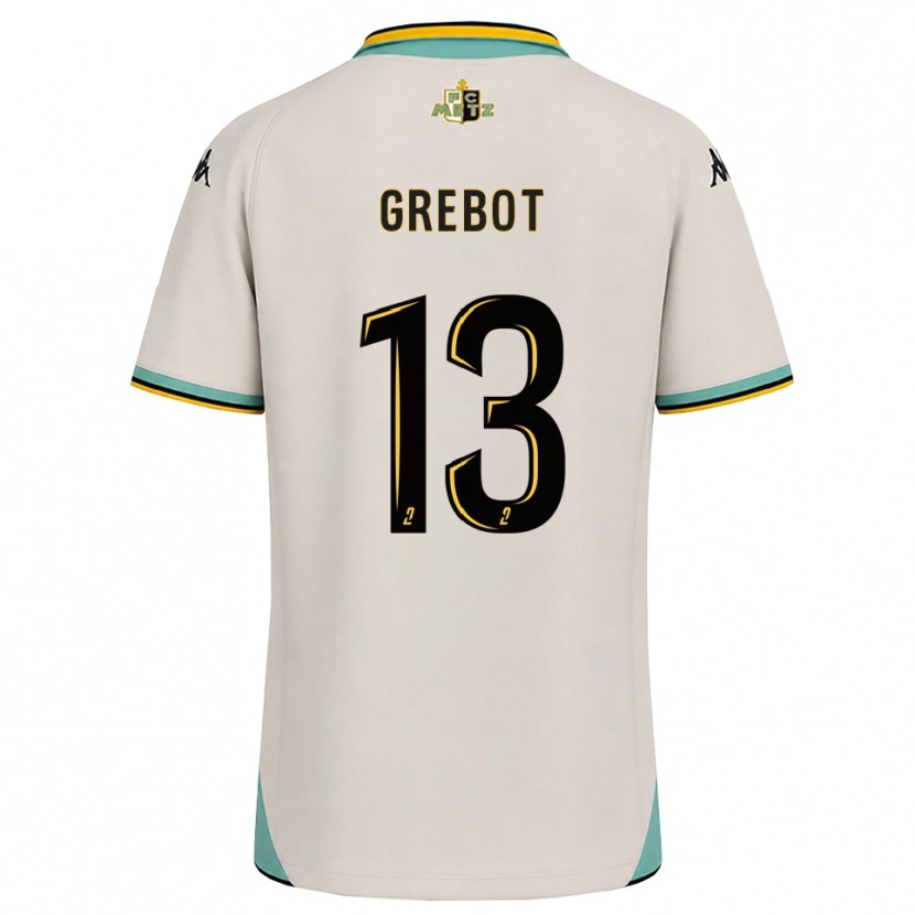 Danxen Criança Camisola Leny Grebot #13 Branco Floral Preto Alternativa 2026/27 Camisa Brasil