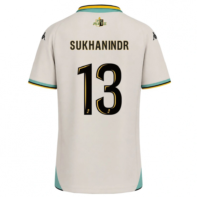 Danxen Criança Camisola Suparith Sukhanindr #13 Branco Floral Preto Alternativa 2026/27 Camisa Brasil