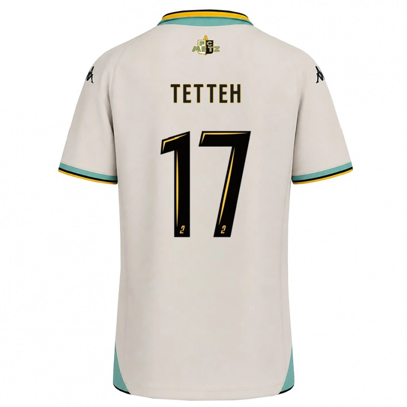 Danxen Criança Camisola Benjamin Tetteh #17 Branco Floral Preto Alternativa 2026/27 Camisa Brasil