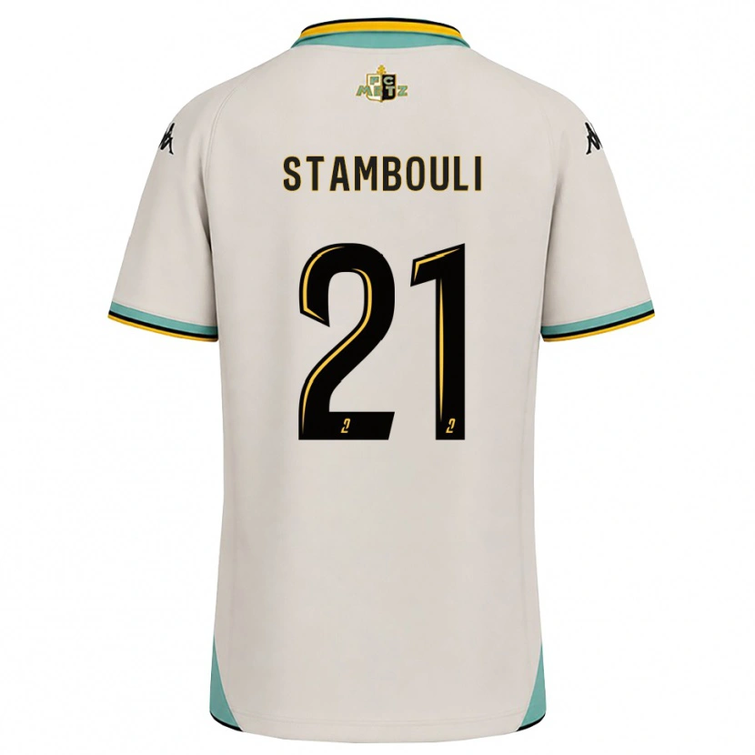 Danxen Criança Camisola Benjamin Stambouli #21 Branco Floral Preto Alternativa 2026/27 Camisa Brasil