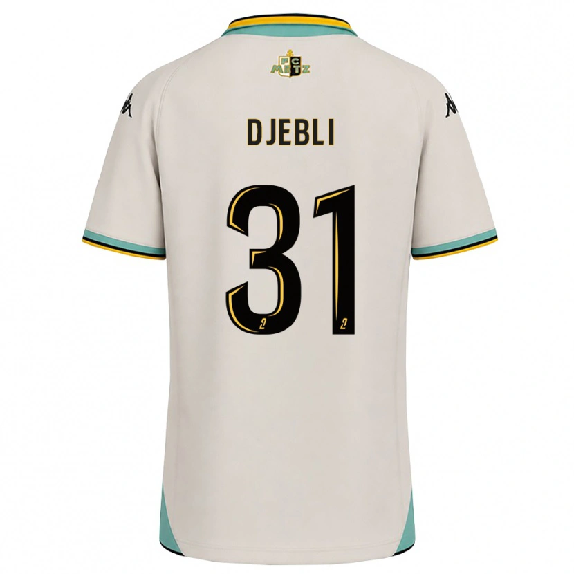 Danxen Criança Camisola Assia Djebli #31 Branco Floral Preto Alternativa 2026/27 Camisa Brasil