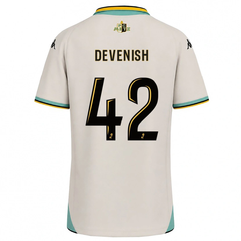 Danxen Criança Camisola Cristian Devenish #42 Branco Floral Preto Alternativa 2026/27 Camisa Brasil