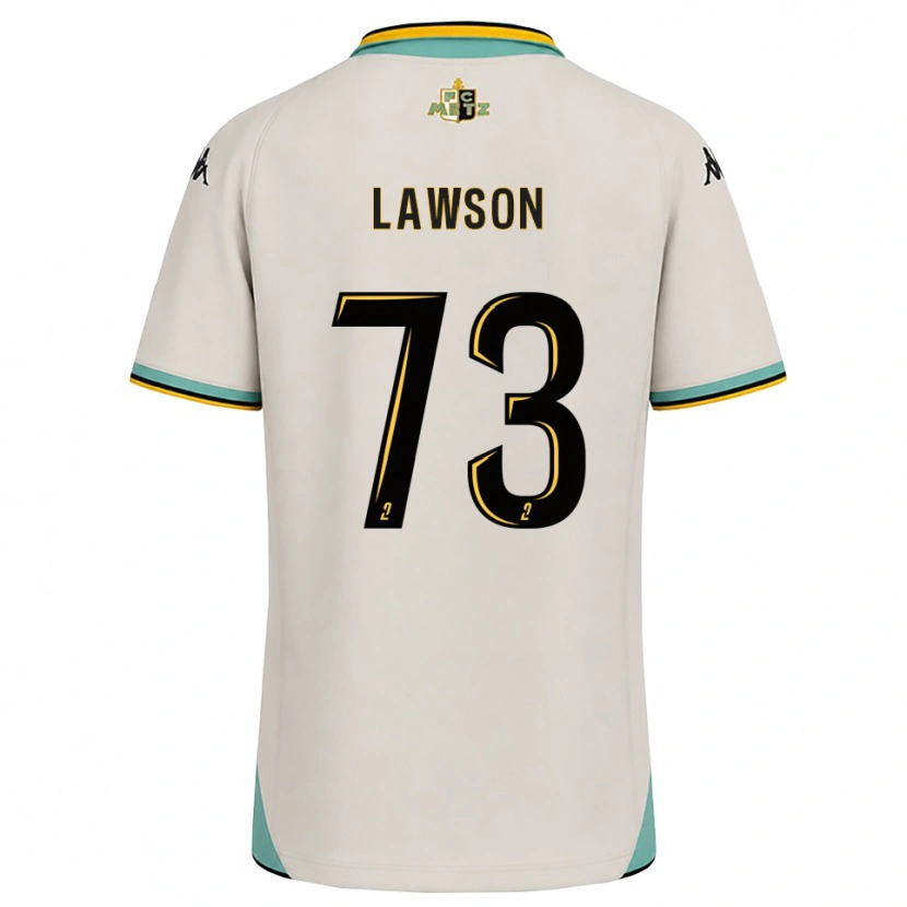 Danxen Criança Camisola Yannis Lawson #73 Branco Floral Preto Alternativa 2026/27 Camisa Brasil