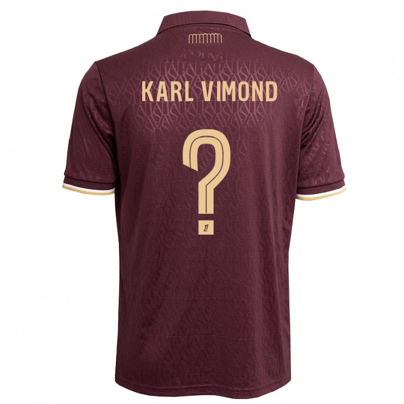 Danxen Criança Camisola Dany Karl Vimond #0 Marrom Areia De Castanha Alternativa 2026/27 Camisa Brasil