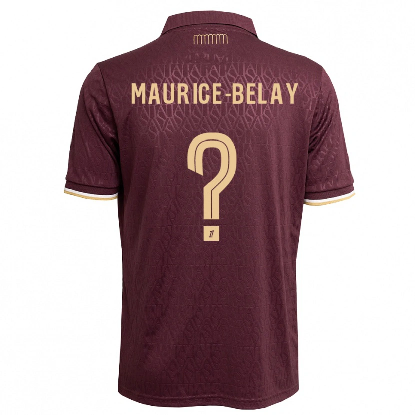 Danxen Criança Camisola Dwayne Maurice-Belay #0 Marrom Areia De Castanha Alternativa 2026/27 Camisa Brasil