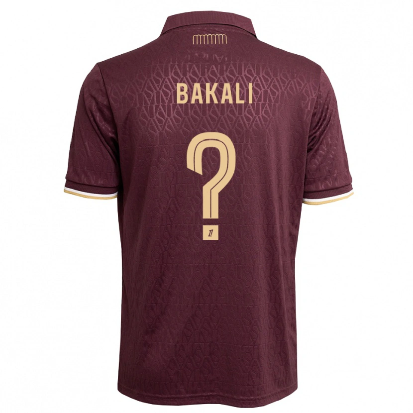 Danxen Criança Camisola Jonathan Bakali #0 Marrom Areia De Castanha Alternativa 2026/27 Camisa Brasil