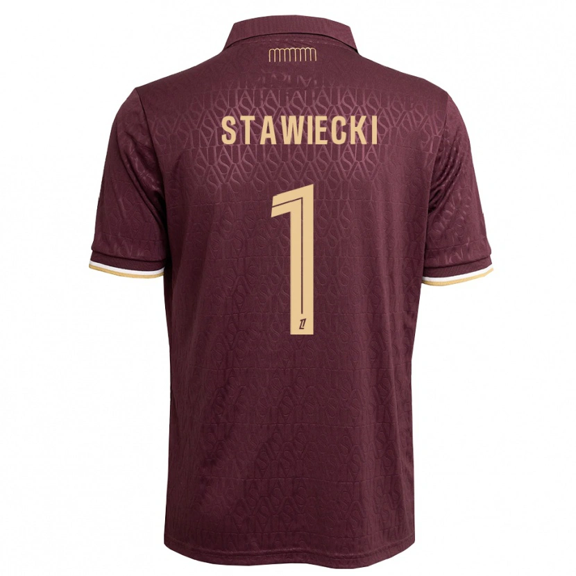 Danxen Criança Camisola Jules Stawiecki #1 Marrom Areia De Castanha Alternativa 2026/27 Camisa Brasil