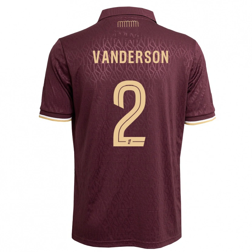 Danxen Criança Camisola Vanderson De Oliveira Campos #2 Marrom Areia De Castanha Alternativa 2026/27 Camisa Brasil