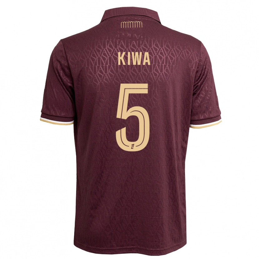 Danxen Criança Camisola Bradel Kiwa #5 Marrom Areia De Castanha Alternativa 2026/27 Camisa Brasil