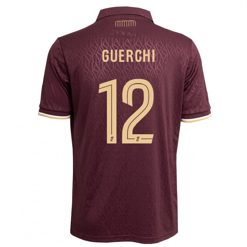 Danxen Criança Camisola Wassim Guerchi #12 Marrom Areia De Castanha Alternativa 2026/27 Camisa Brasil