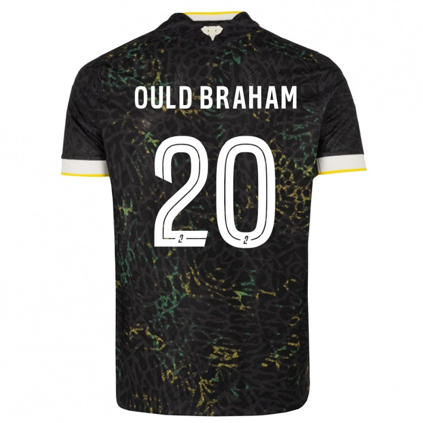 Danxen Criança Camisola Amira Ould Braham #20 Preto Branco Amarelo Alternativa 2026/27 Camisa Brasil
