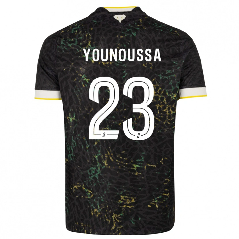 Danxen Criança Camisola Wilitty Younoussa #23 Preto Branco Amarelo Alternativa 2026/27 Camisa Brasil