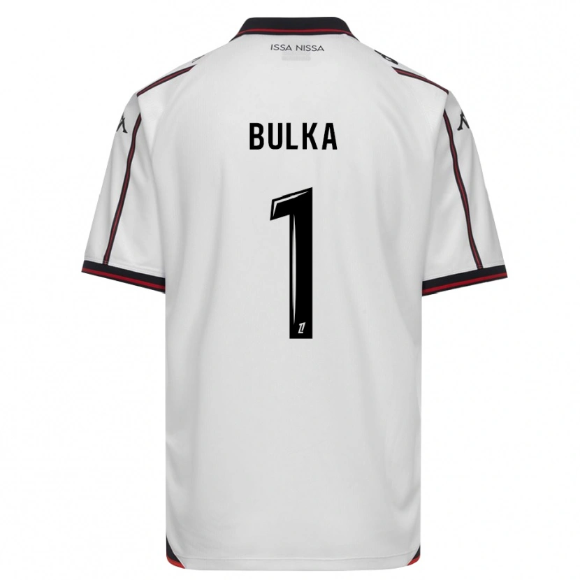Danxen Criança Camisola Marcin Bulka #1 Preto Branco Alternativa 2026/27 Camisa Brasil
