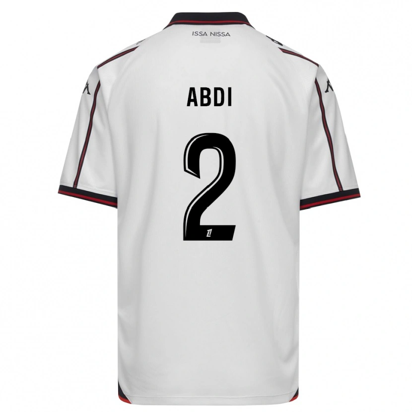 Danxen Criança Camisola Ali Abdi #2 Preto Branco Alternativa 2026/27 Camisa Brasil