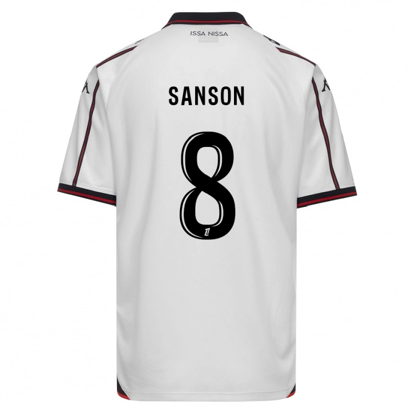 Danxen Criança Camisola Morgan Sanson #8 Preto Branco Alternativa 2026/27 Camisa Brasil