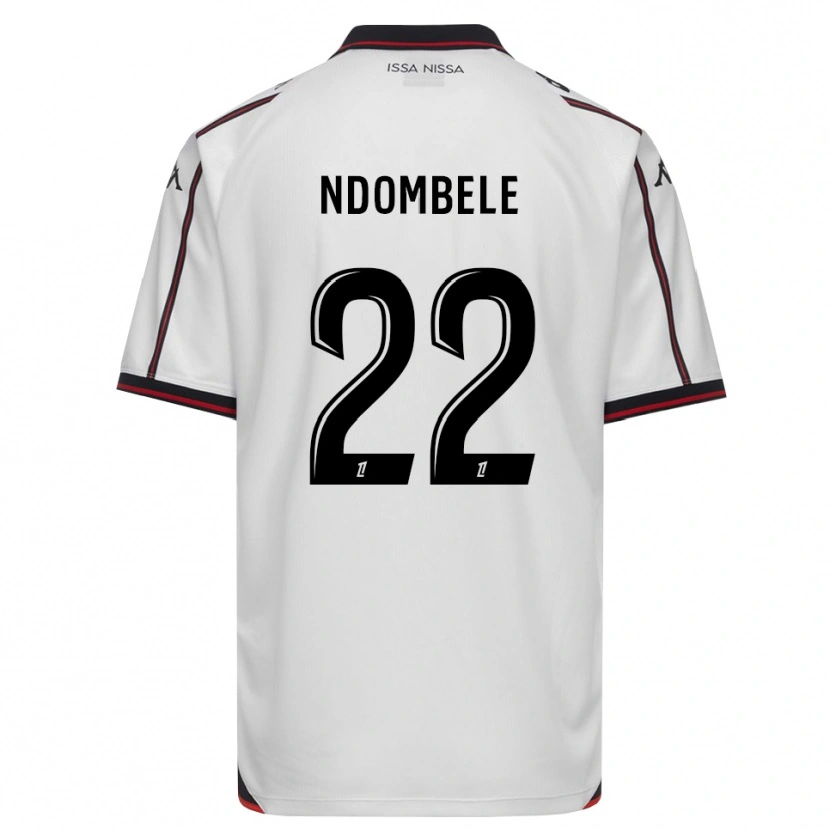 Danxen Criança Camisola Tanguy Ndombele #22 Preto Branco Alternativa 2026/27 Camisa Brasil