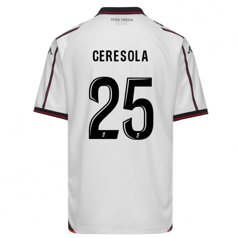 Danxen Criança Camisola Manon Ceresola #25 Preto Branco Alternativa 2026/27 Camisa Brasil