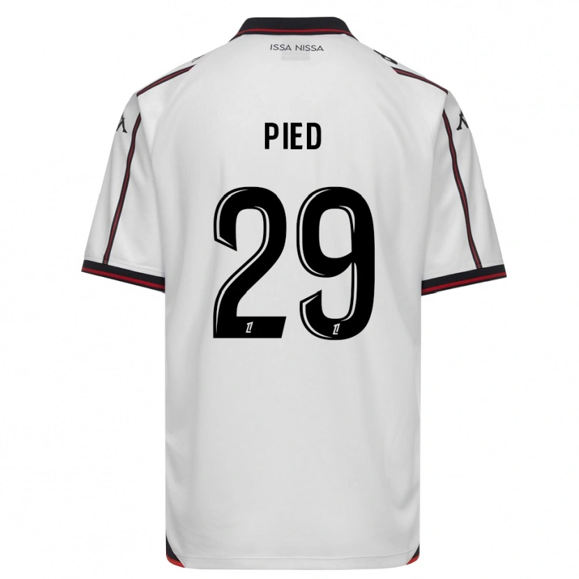 Danxen Criança Camisola Jeremy Pied #29 Preto Branco Alternativa 2026/27 Camisa Brasil