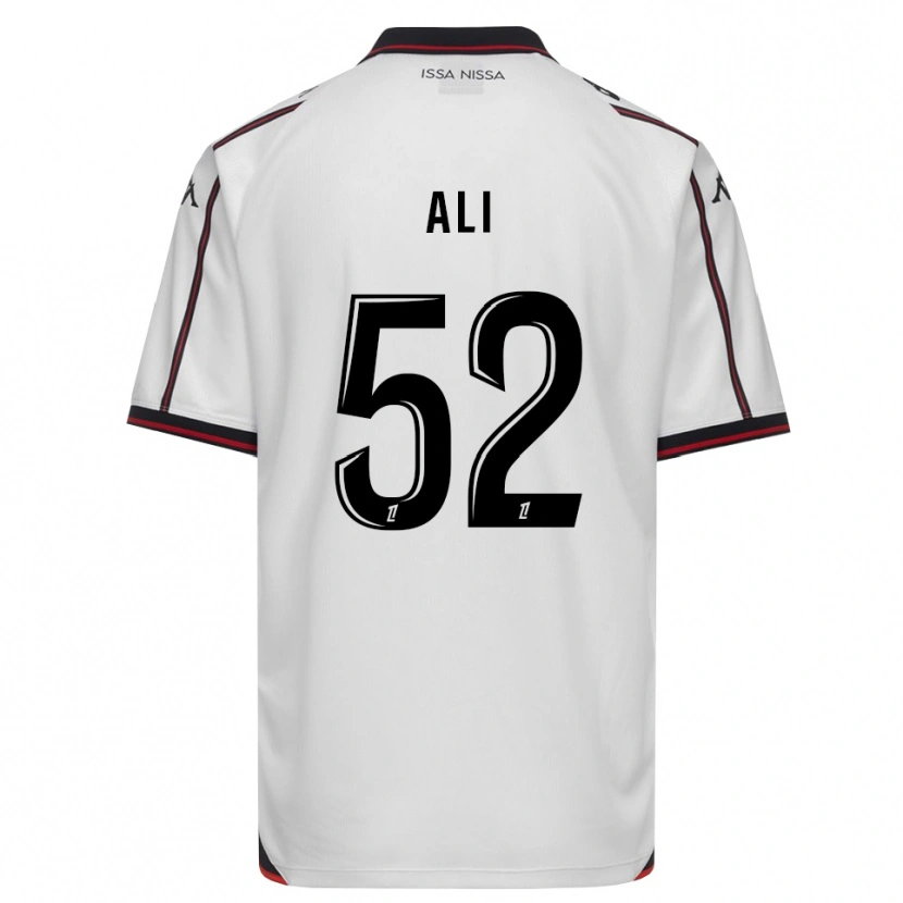 Danxen Criança Camisola Kéfren Ali #52 Preto Branco Alternativa 2026/27 Camisa Brasil