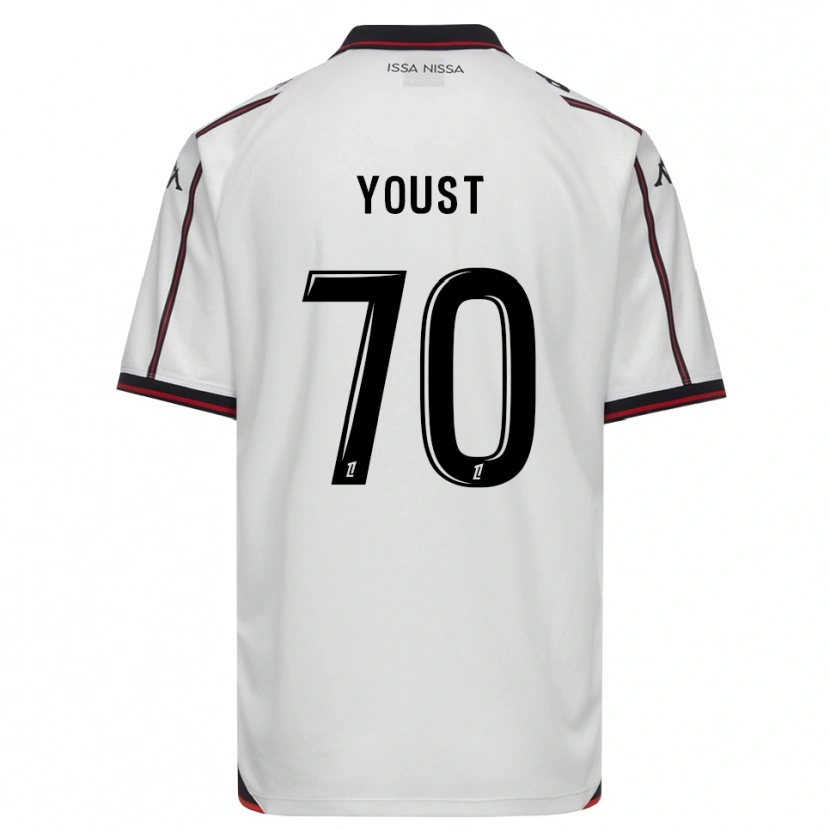 Danxen Criança Camisola Matys Youst #70 Preto Branco Alternativa 2026/27 Camisa Brasil