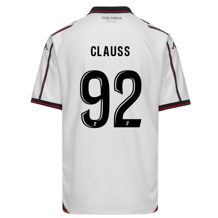 Danxen Criança Camisola Jonathan Clauss #92 Preto Branco Alternativa 2026/27 Camisa Brasil