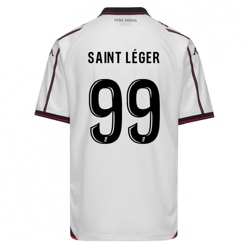 Danxen Criança Camisola Maureen Saint Léger #99 Preto Branco Alternativa 2026/27 Camisa Brasil