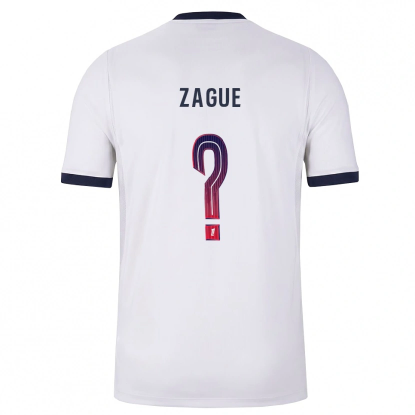 Danxen Criança Camisola Yoram Zague #0 Branco Preto Vermelho Alternativa 2026/27 Camisa Brasil
