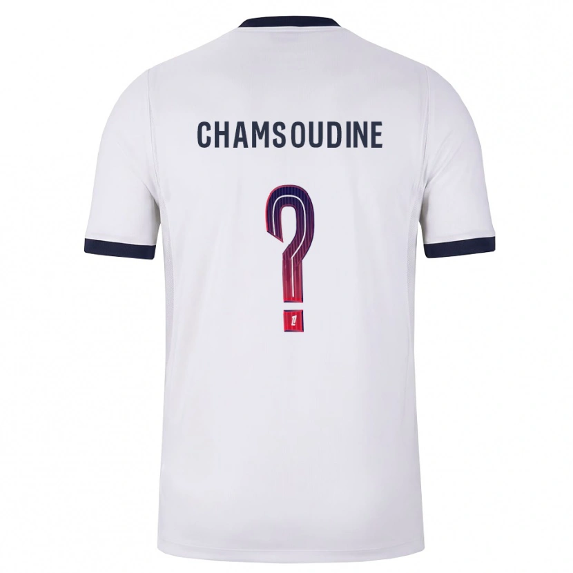 Danxen Criança Camisola Hanna'a Chamsoudine #0 Branco Preto Vermelho Alternativa 2026/27 Camisa Brasil