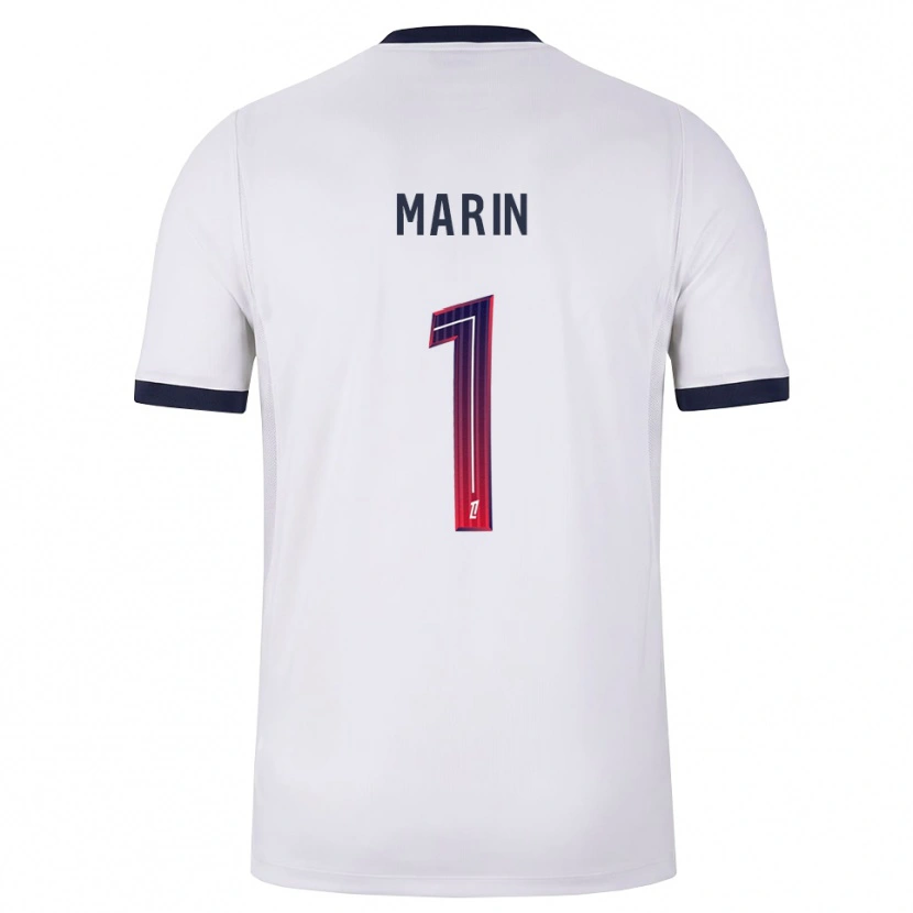 Danxen Criança Camisola Renato Marin #1 Branco Preto Vermelho Alternativa 2026/27 Camisa Brasil