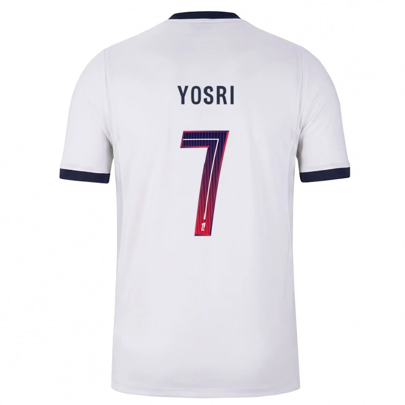 Danxen Criança Camisola Bouzid Yosri #7 Branco Preto Vermelho Alternativa 2026/27 Camisa Brasil
