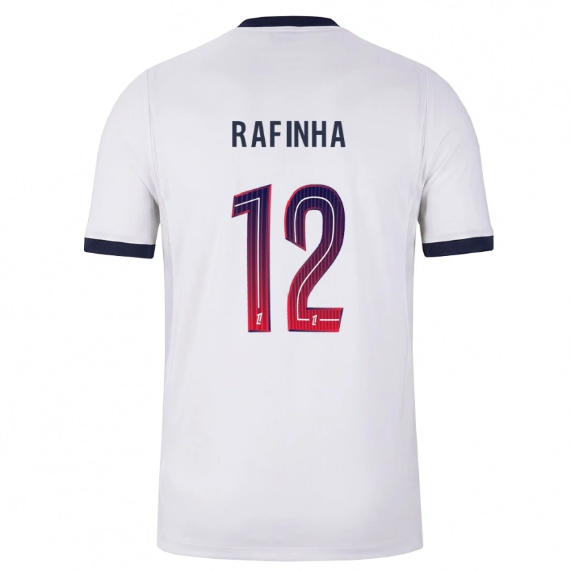 Danxen Criança Camisola Rafinha #12 Branco Preto Vermelho Alternativa 2026/27 Camisa Brasil