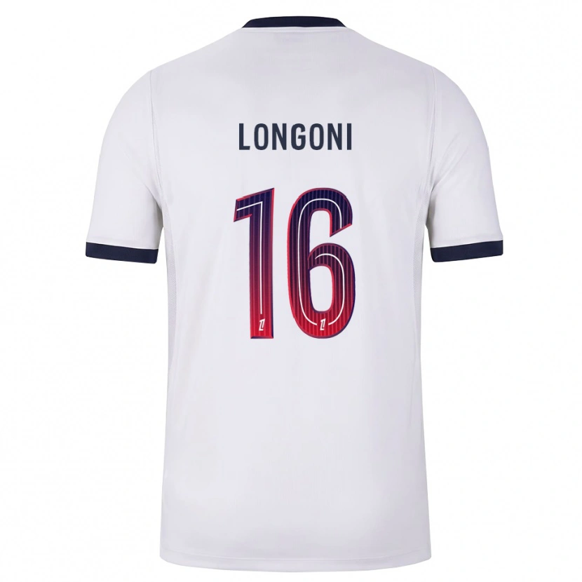Danxen Criança Camisola Alessandro Longoni #16 Branco Preto Vermelho Alternativa 2026/27 Camisa Brasil