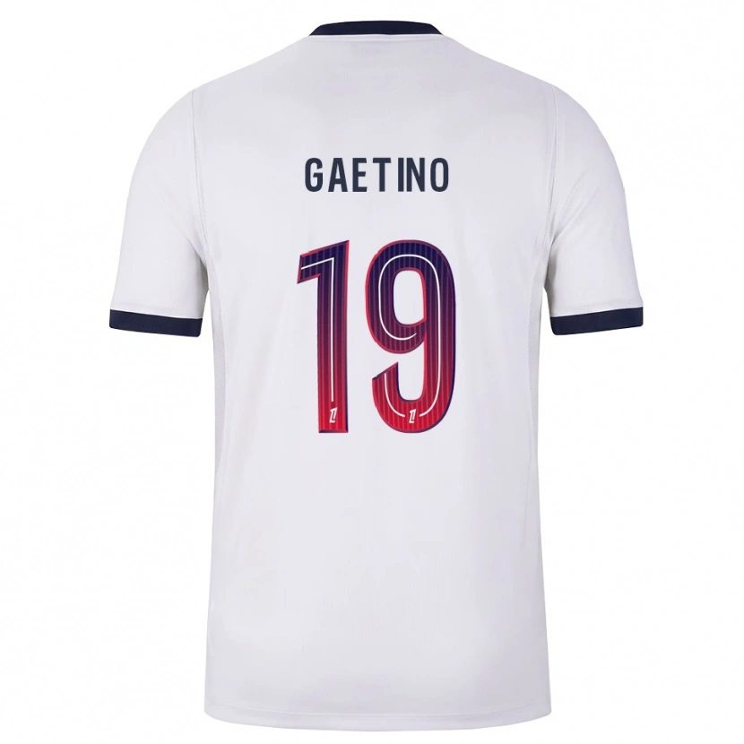 Danxen Criança Camisola Eva Gaetino #19 Branco Preto Vermelho Alternativa 2026/27 Camisa Brasil