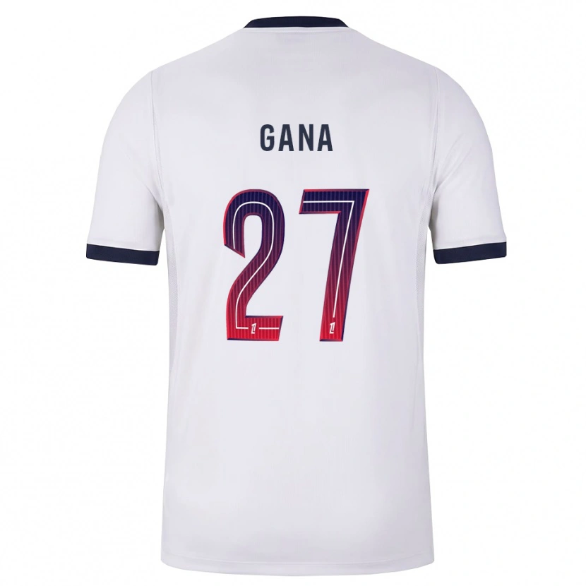 Danxen Criança Camisola Idrissa Gana Gueye #27 Branco Preto Vermelho Alternativa 2026/27 Camisa Brasil