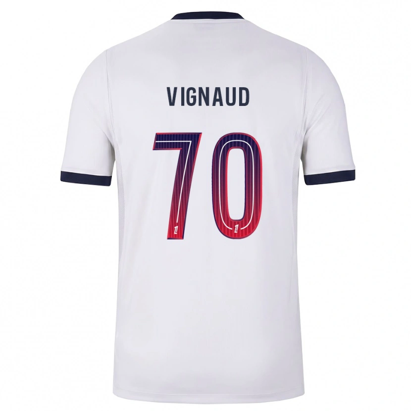 Danxen Criança Camisola Arthur Vignaud #70 Branco Preto Vermelho Alternativa 2026/27 Camisa Brasil