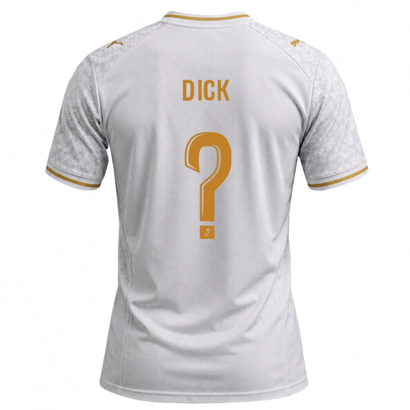 Danxen Criança Camisola Livingstone Dick #0 Cinza Dourado Branco Alternativa 2026/27 Camisa Brasil