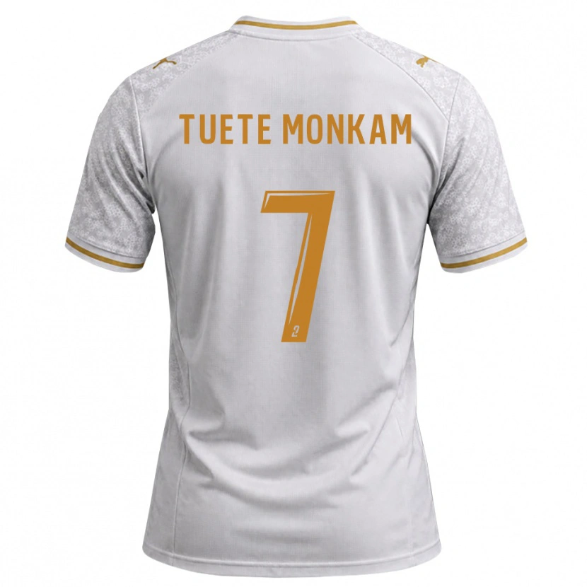 Danxen Criança Camisola Malcolm Tuete Monkam #7 Cinza Dourado Branco Alternativa 2026/27 Camisa Brasil