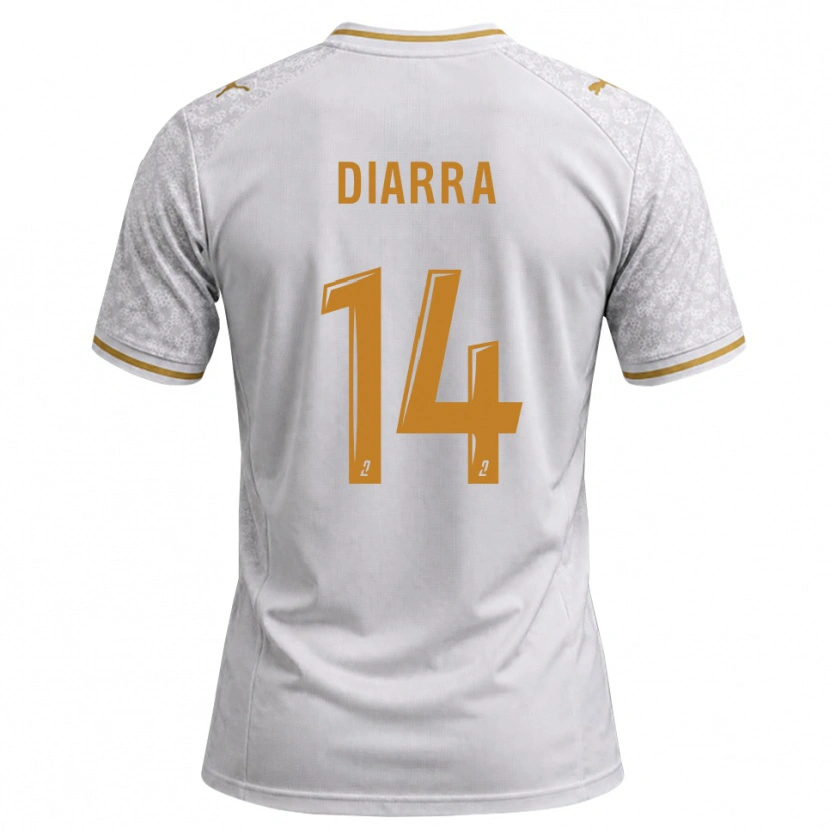 Danxen Criança Camisola Amidou Diarra #14 Cinza Dourado Branco Alternativa 2026/27 Camisa Brasil
