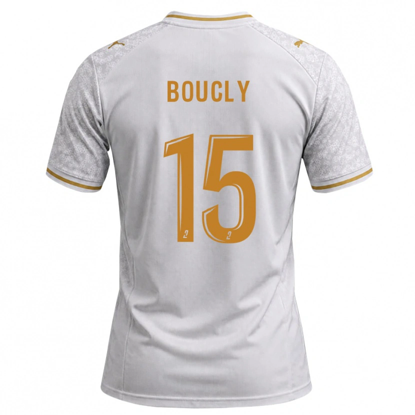 Danxen Criança Camisola Maïté Boucly #15 Cinza Dourado Branco Alternativa 2026/27 Camisa Brasil
