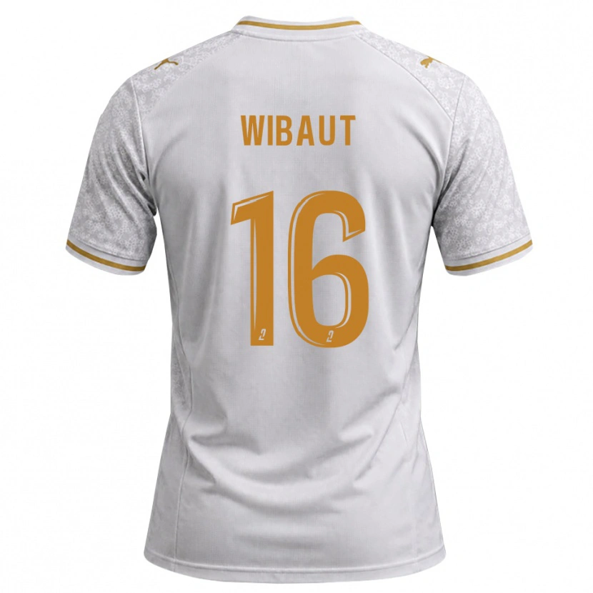 Danxen Criança Camisola Clara Wibaut #16 Cinza Dourado Branco Alternativa 2026/27 Camisa Brasil