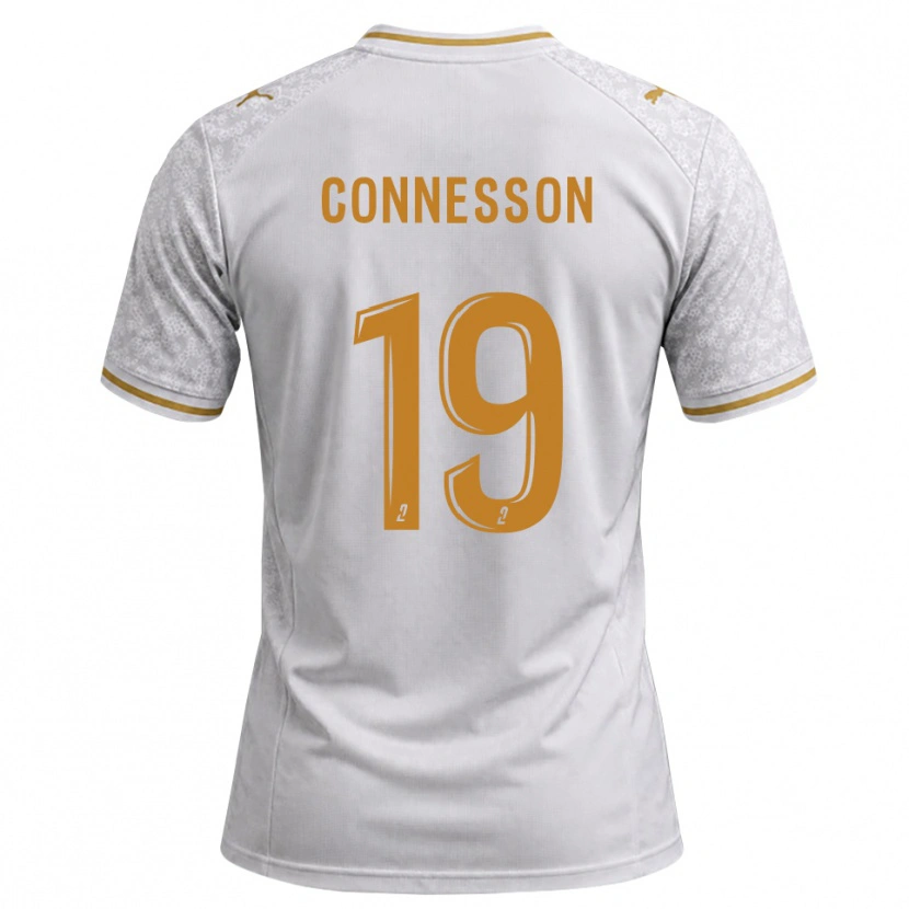 Danxen Criança Camisola Adele Connesson #19 Cinza Dourado Branco Alternativa 2026/27 Camisa Brasil