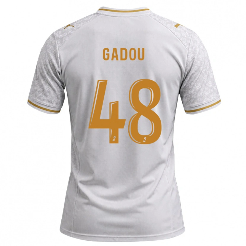 Danxen Criança Camisola Arone Gadou #48 Cinza Dourado Branco Alternativa 2026/27 Camisa Brasil