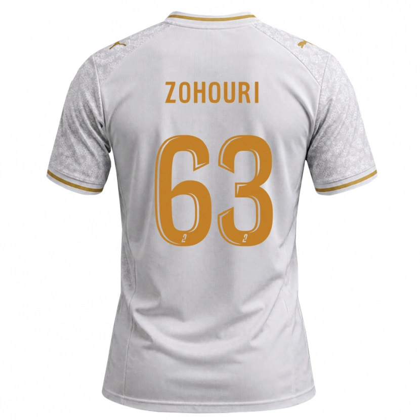 Danxen Criança Camisola Armel Zohouri #63 Cinza Dourado Branco Alternativa 2026/27 Camisa Brasil