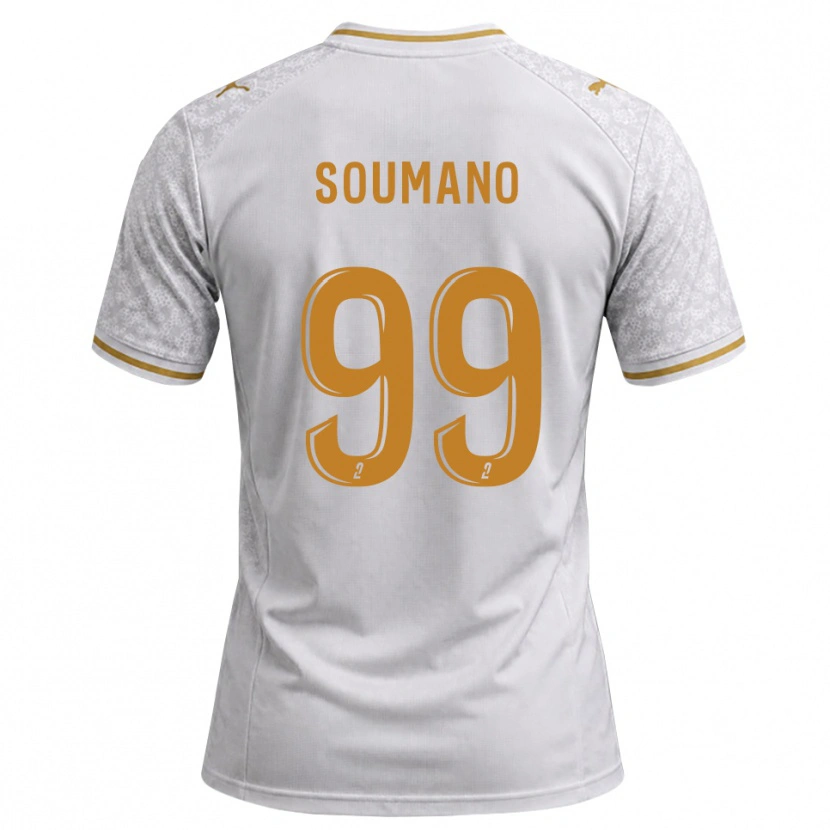 Danxen Criança Camisola Sambou Soumano #99 Cinza Dourado Branco Alternativa 2026/27 Camisa Brasil