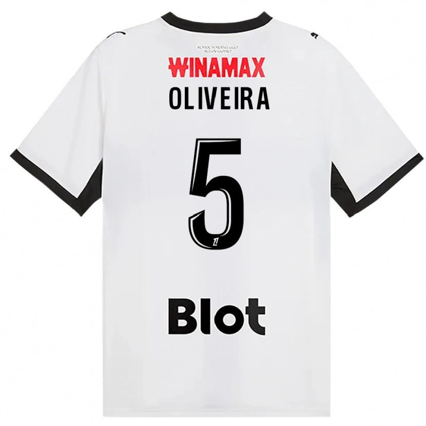 Danxen Criança Camisola Gonçalo Oliveira #5 Preto Branco Vermelho Alternativa 2026/27 Camisa Brasil