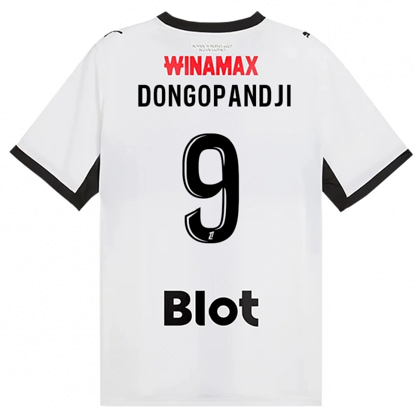 Danxen Criança Camisola Kelvin Dongopandji #9 Preto Branco Vermelho Alternativa 2026/27 Camisa Brasil