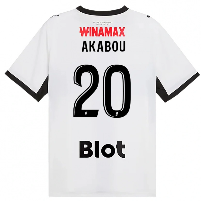 Danxen Criança Camisola Ayoub Akabou #20 Preto Branco Vermelho Alternativa 2026/27 Camisa Brasil