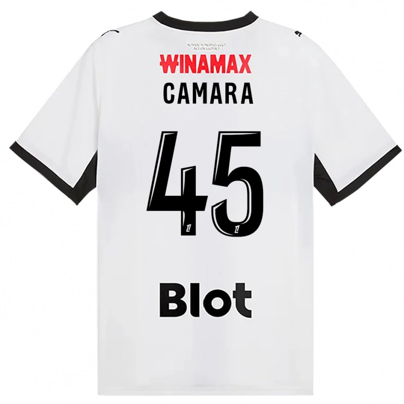 Danxen Criança Camisola Mahdi Camara #45 Preto Branco Vermelho Alternativa 2026/27 Camisa Brasil